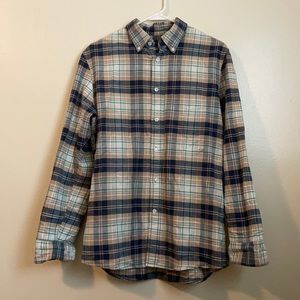 Mens plaid button down shirt